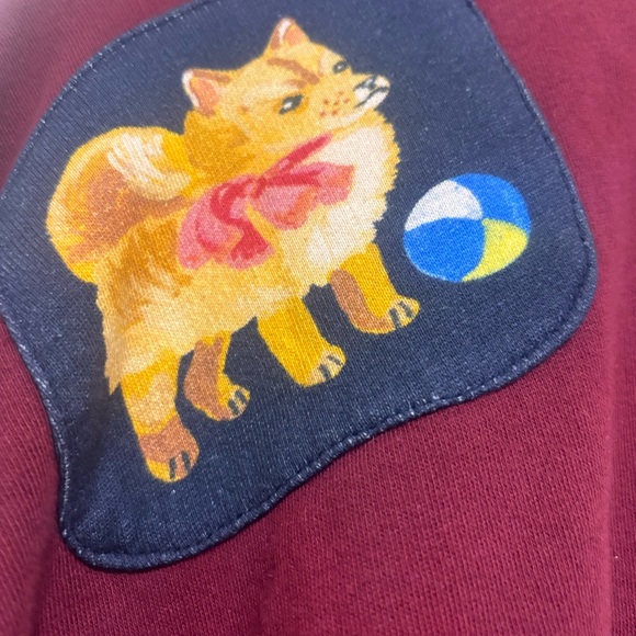 New Anthropologie Nathalie Lete Circus Embroidered / Crystal Sweatshirt Size XL - Picture 13 of 14